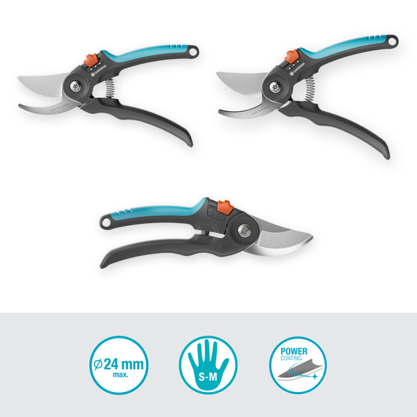 Секатор Gardena PremiumCut flex S-M обвідний 24 мм (12242-20.000.00) 54329 фото