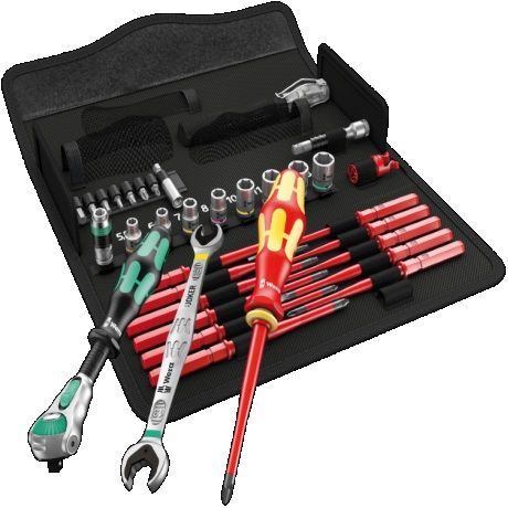 Набор инструментов с ручкой и сменными насадками KK W 1 Maintenance WERA 05135926001 43174 фото
