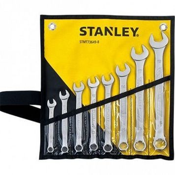 Набор ключей гайковых комбиниров. 8шт; 8,10,11,12,13,14,17,19м Stanley MaxiDrive STMT73649-8 39528 фото