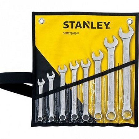 Набор ключей гайковых комбиниров. 8шт; 8,10,11,12,13,14,17,19м Stanley MaxiDrive STMT73649-8 39528 фото