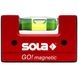 Рівень будівельний Sola Go., магнітний з клісою 68м 46005 фото