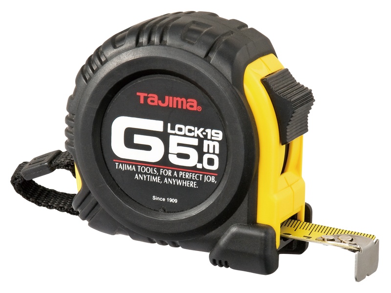 Рулетка будівельна ударостійка TAJIMA G9P50MY - 5м 19м 43910 фото