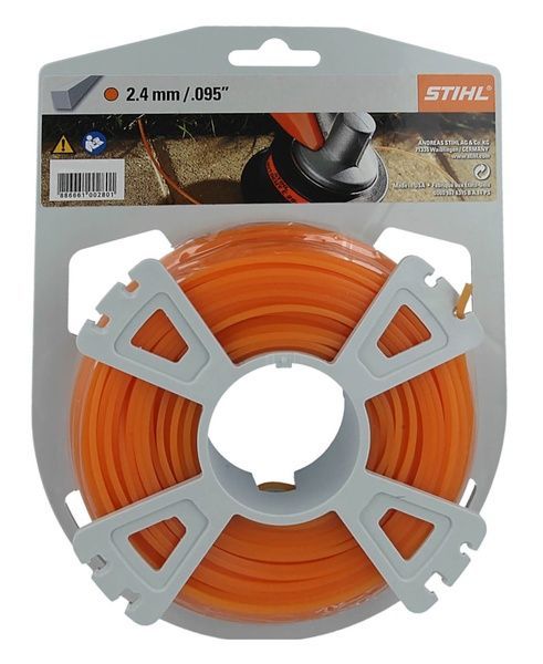 Косильна струна волосінь STIHL 2,4мм х 50м п'ятикутна 00009303340 фото