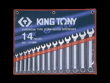 Набір ключів рожково-накидних King Tony 1214SR 14 предм тів 19498 фото